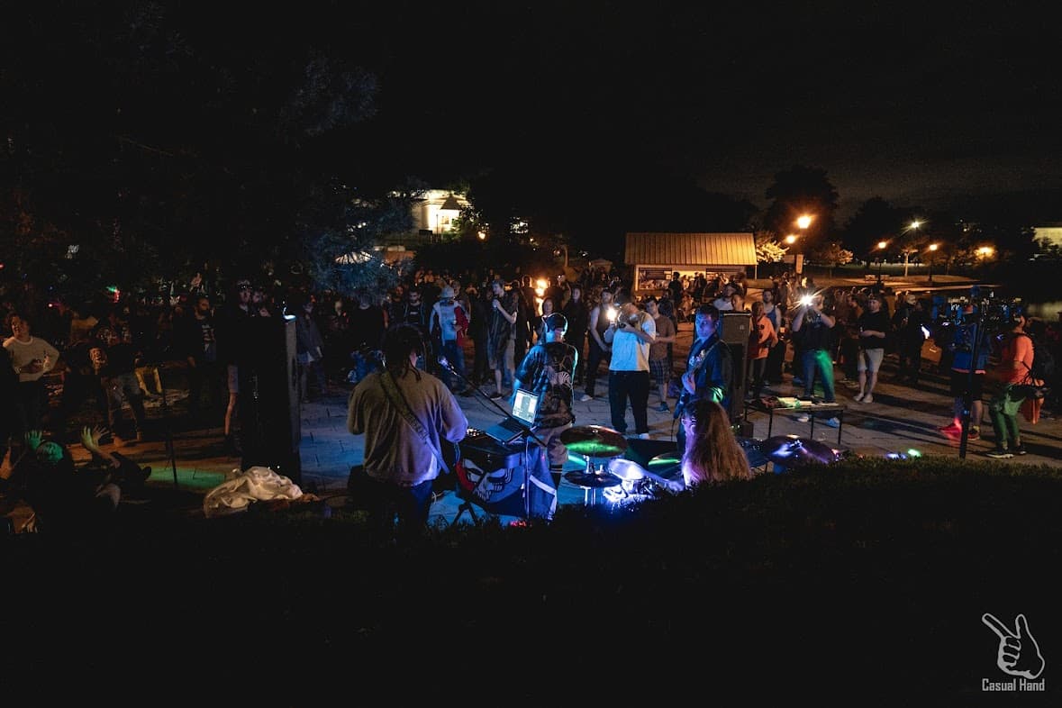 Brother Nature performing live for a crowd